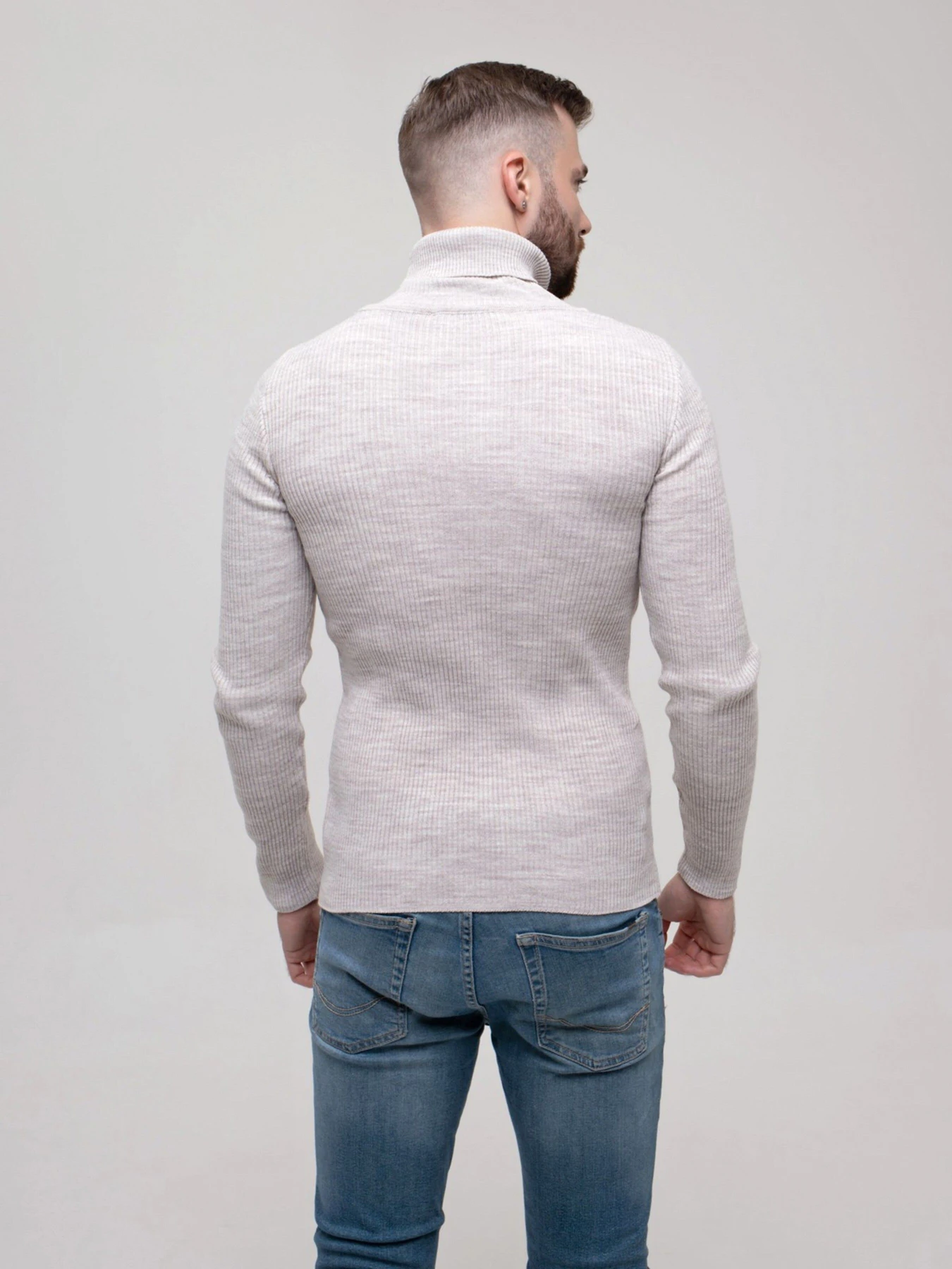 Свитры и кардиганы ISSA Plus модель GN4-58_lightgray Свитры и кардиганы ISSA Plus модель GN4-58_lightgray Фото