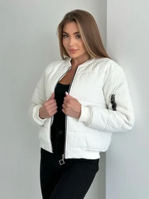 Куртки и дубленки ISSA Plus модель SA-482_white Фото