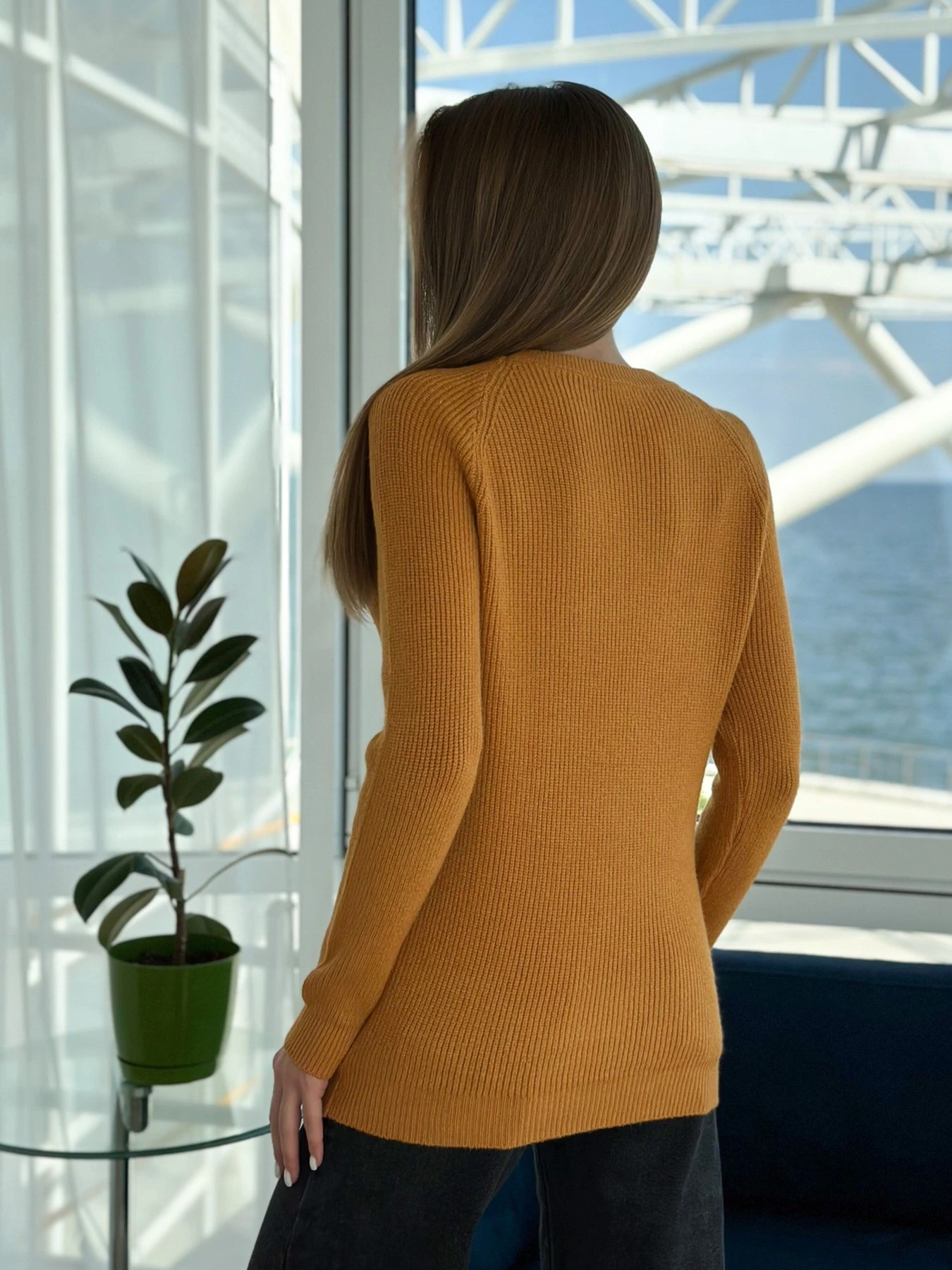 Светри та кардигани ISSA Plus модель WN20-539_mustard Фото
