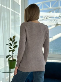 Светри та кардигани ISSA Plus модель WN20-539_darkbeige Фото