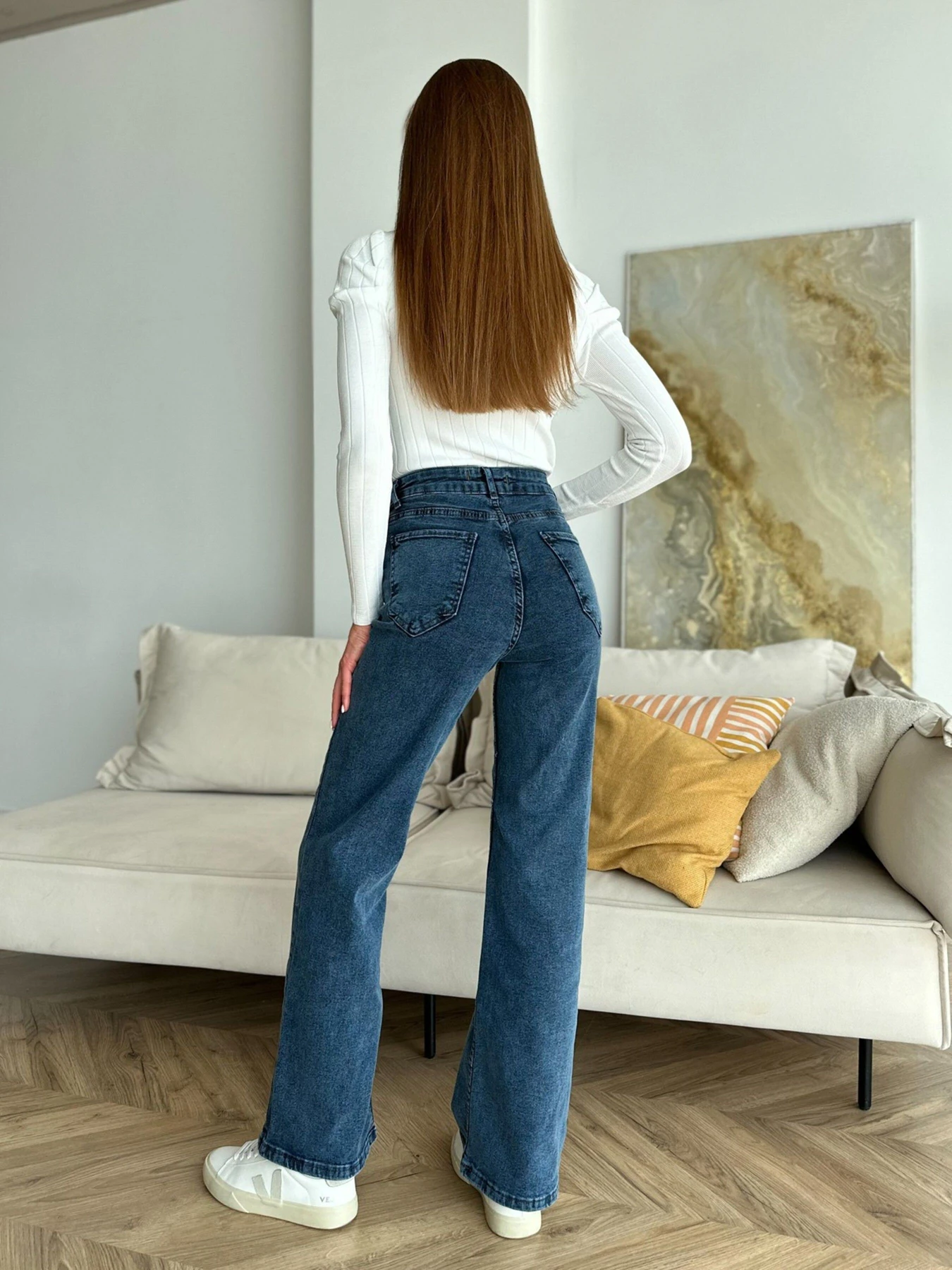 Джинсы ISSA Plus модель WN20-544_blue Фото