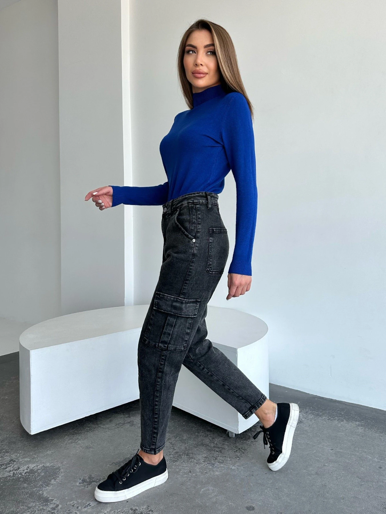 Джинси ISSA Plus модель WN20-548_gray Фото
