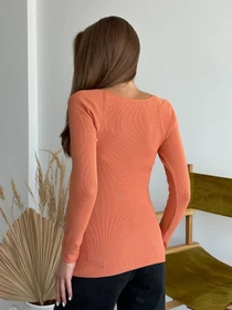 Худі та світшоти ISSA Plus модель WN20-551_terracotta Фото