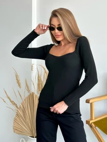 Светри та кардигани ISSA Plus модель WN20-551_black Фото