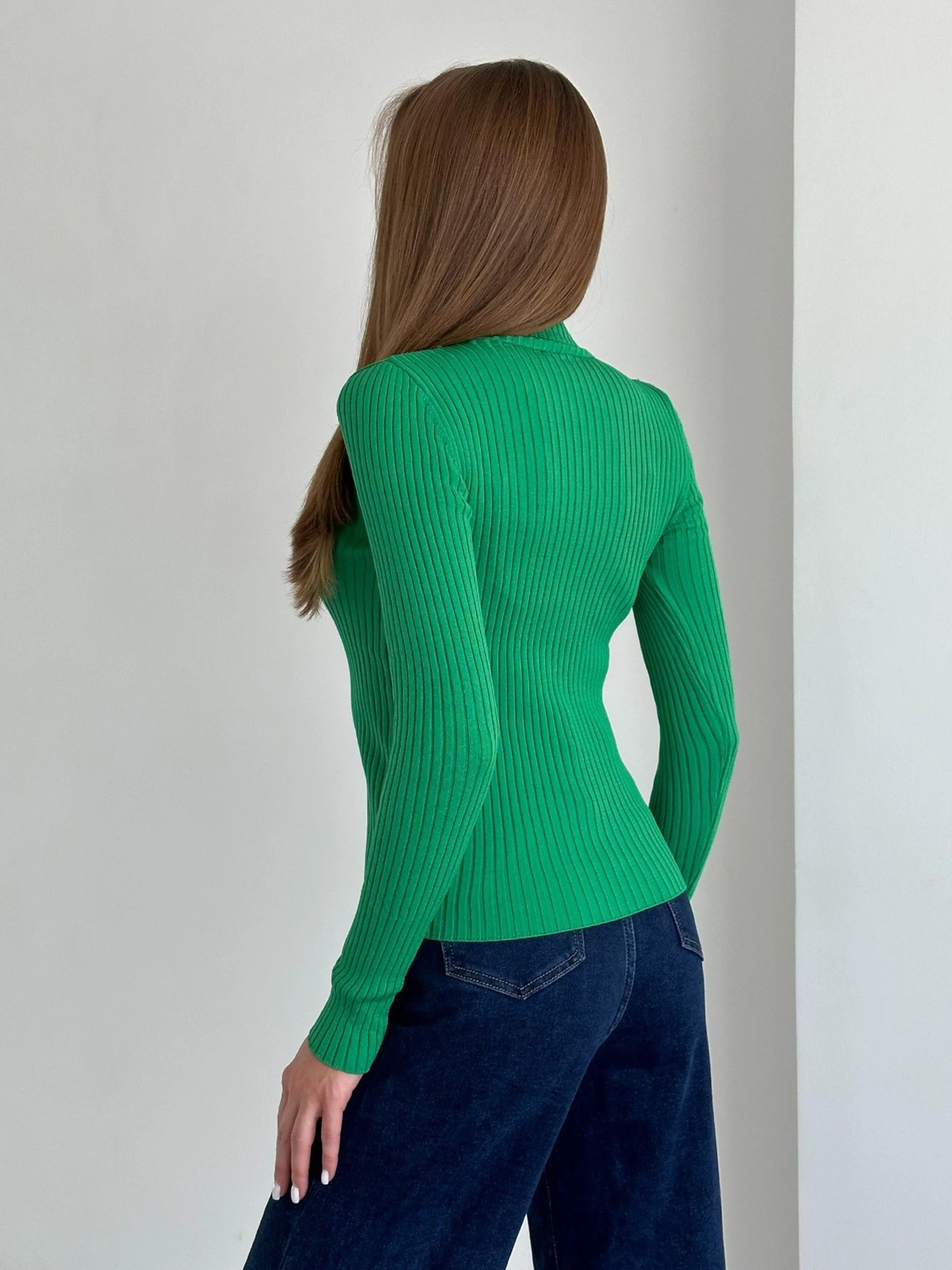 Свитры и кардиганы ISSA Plus модель WN20-553_green Свитры и кардиганы ISSA Plus модель WN20-553_green Фото