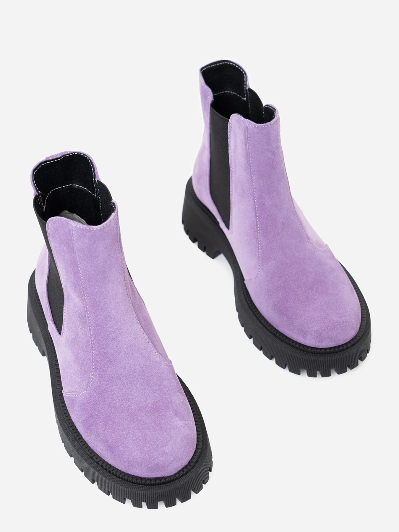 Ботинки и сапоги ISSA Plus модель OB2-307_lilac Фото