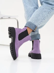 Ботинки и сапоги ISSA Plus модель OB2-307_lilac Фото