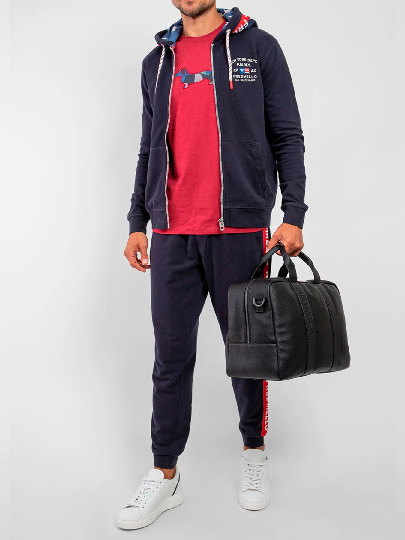 Костюмы Fred Mello модель FM23W19FZ_BLUE-1 Костюмы Fred Mello модель FM23W19FZ_BLUE-1 Фото