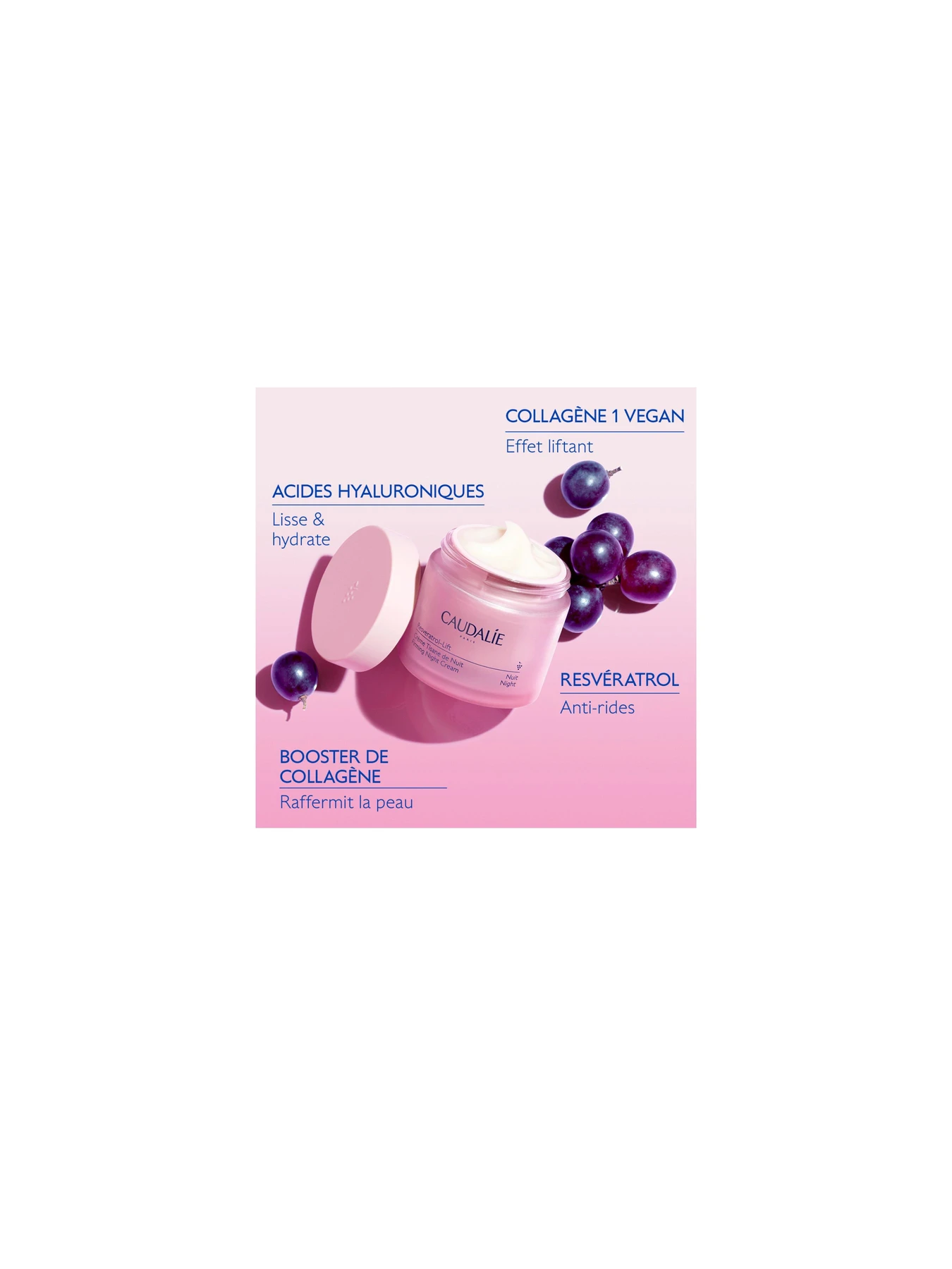 Resveratrol-Lift Ночной крем 50 мл CAUDALIE модель 425 Resveratrol-Lift Ночной крем 50 мл CAUDALIE модель 425 Фото