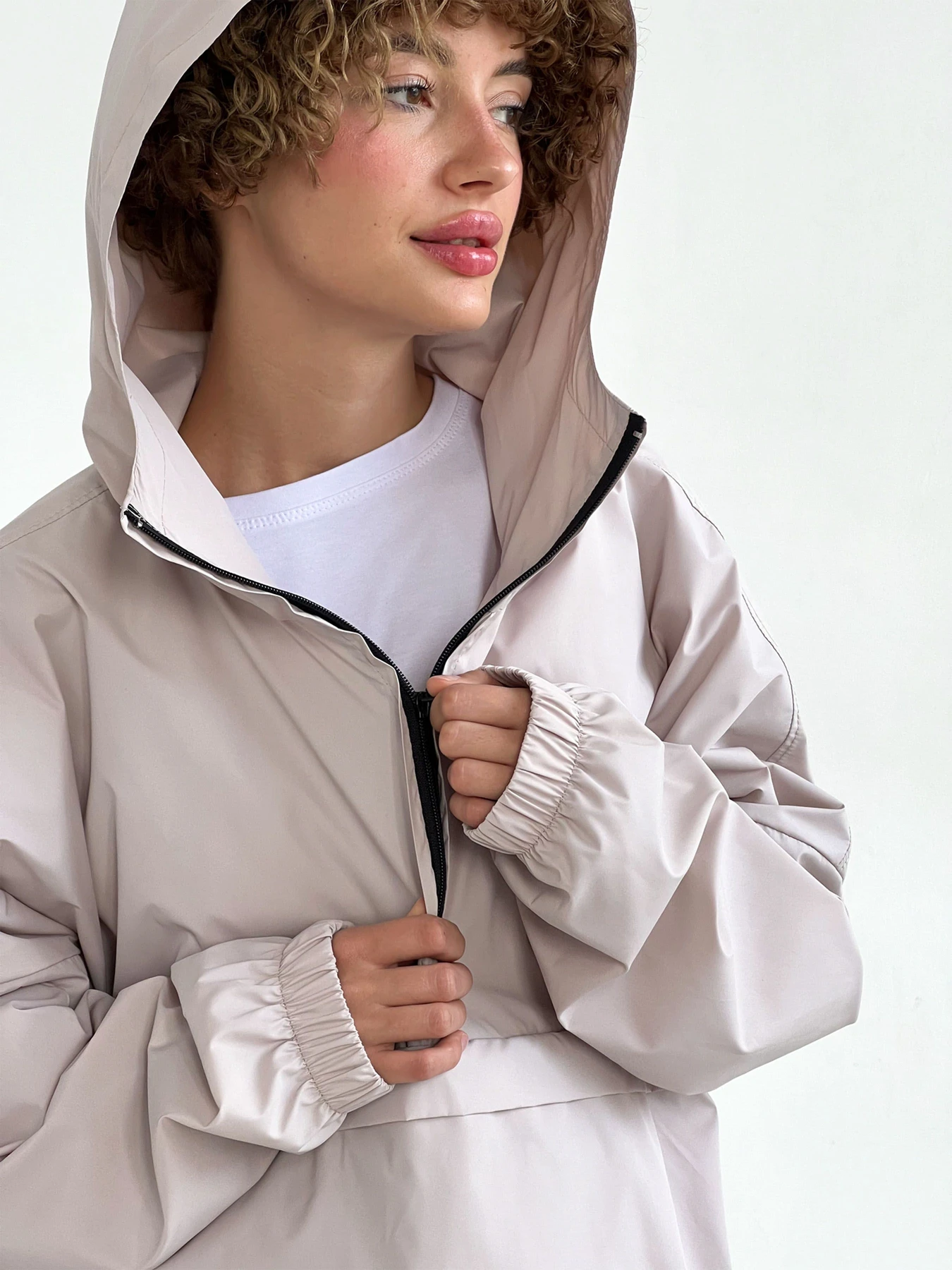 Куртки та дублянки IJ модель ij-anorak-bej Куртки та дублянки IJ модель ij-anorak-bej Фото