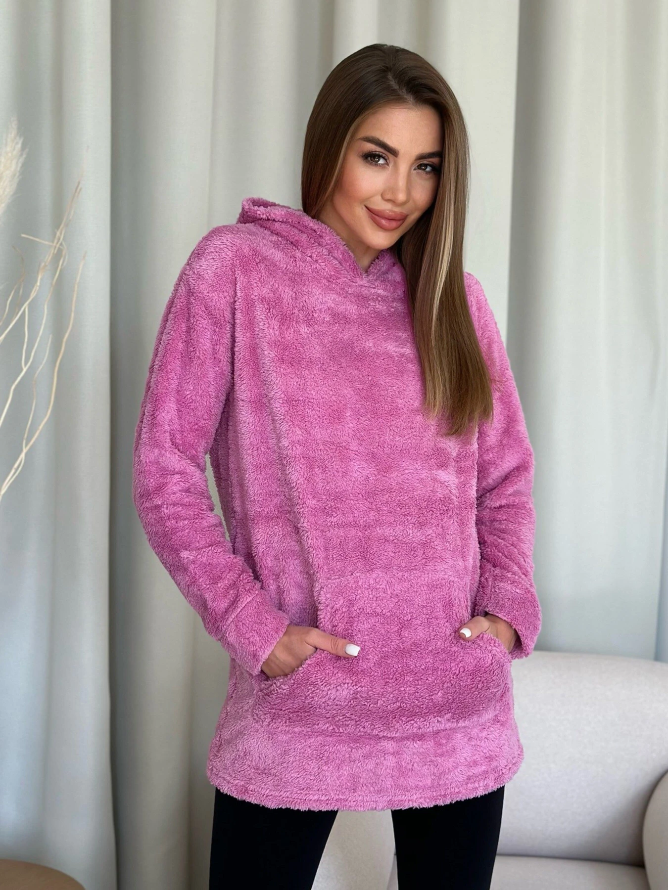 Худі та світшоти ISSA Plus модель WN20-350_pink Фото