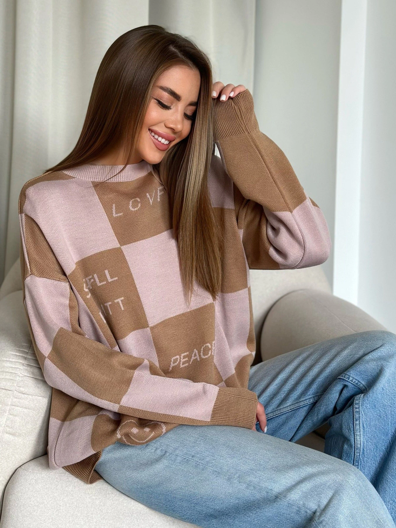 Светри та кардигани ISSA Plus модель WN20-556_beige Фото