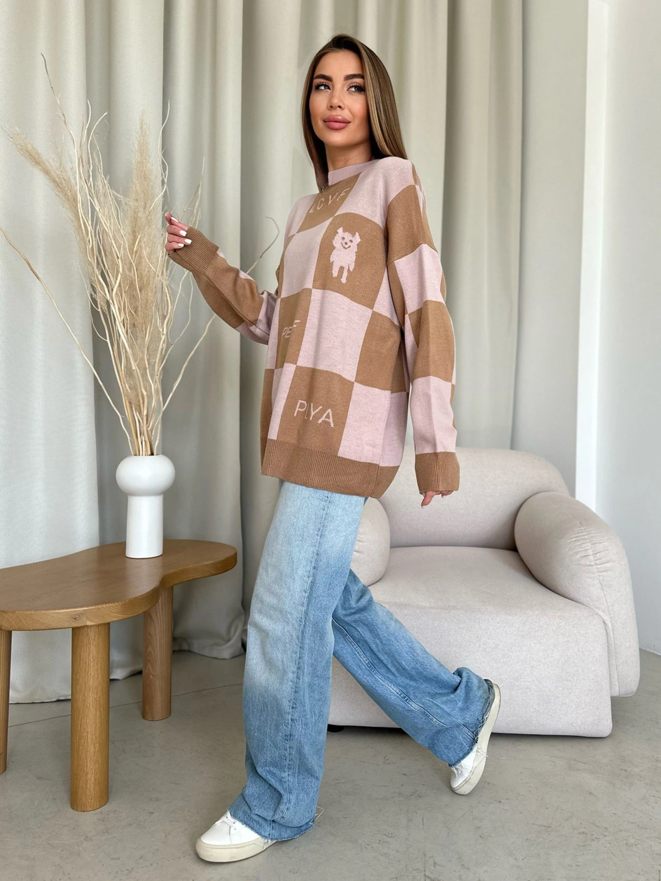 Светри та кардигани ISSA Plus модель WN20-556_beige Фото