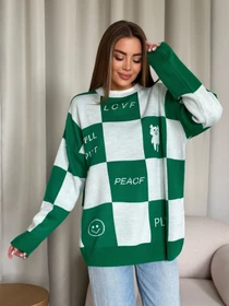 Светри та кардигани ISSA Plus модель WN20-556_whitegreen Фото