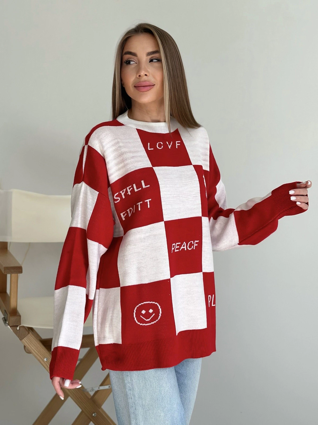 Светри та кардигани ISSA Plus модель WN20-556_whitered Фото