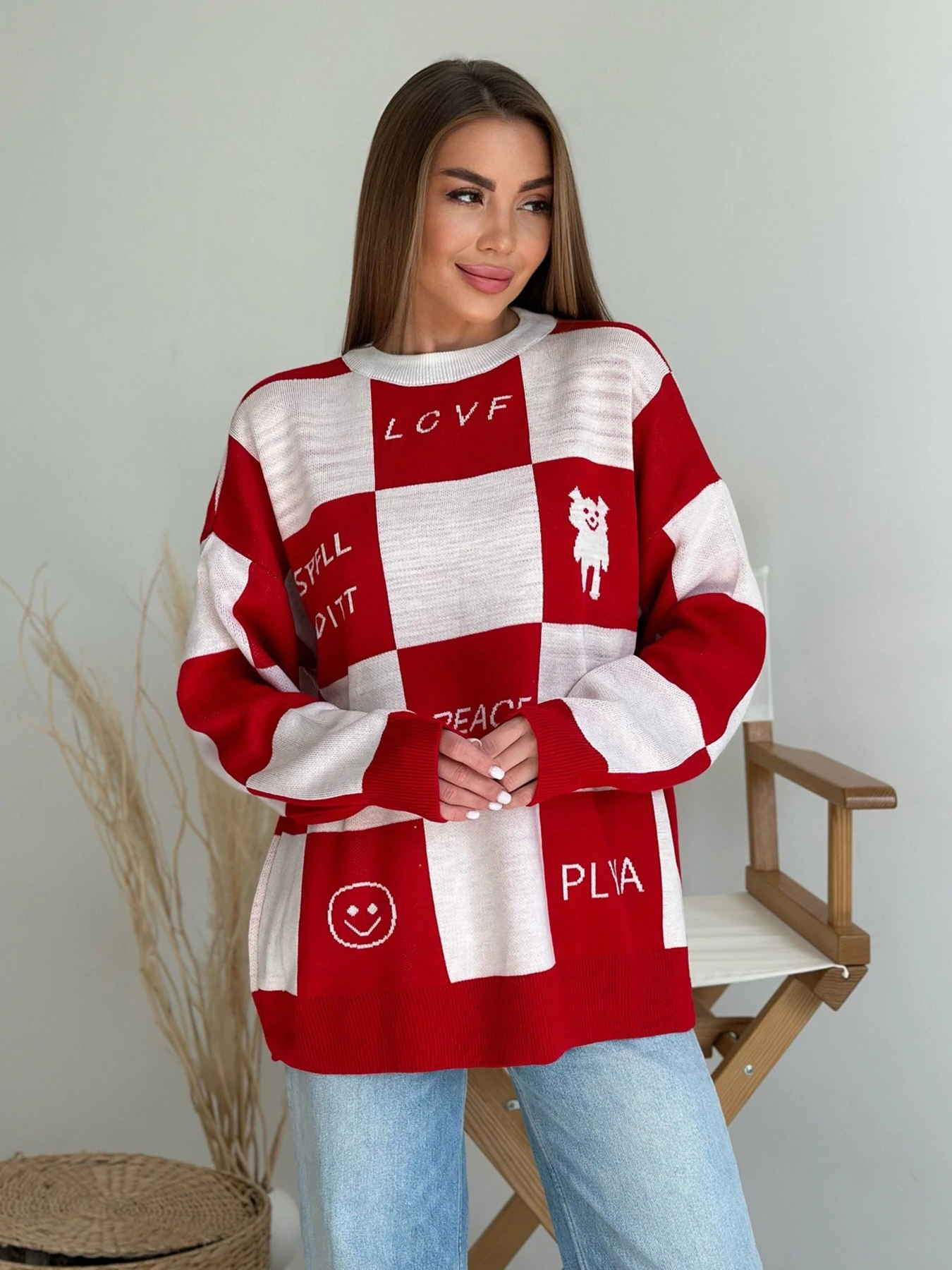 Светри та кардигани ISSA Plus модель WN20-556_whitered Фото