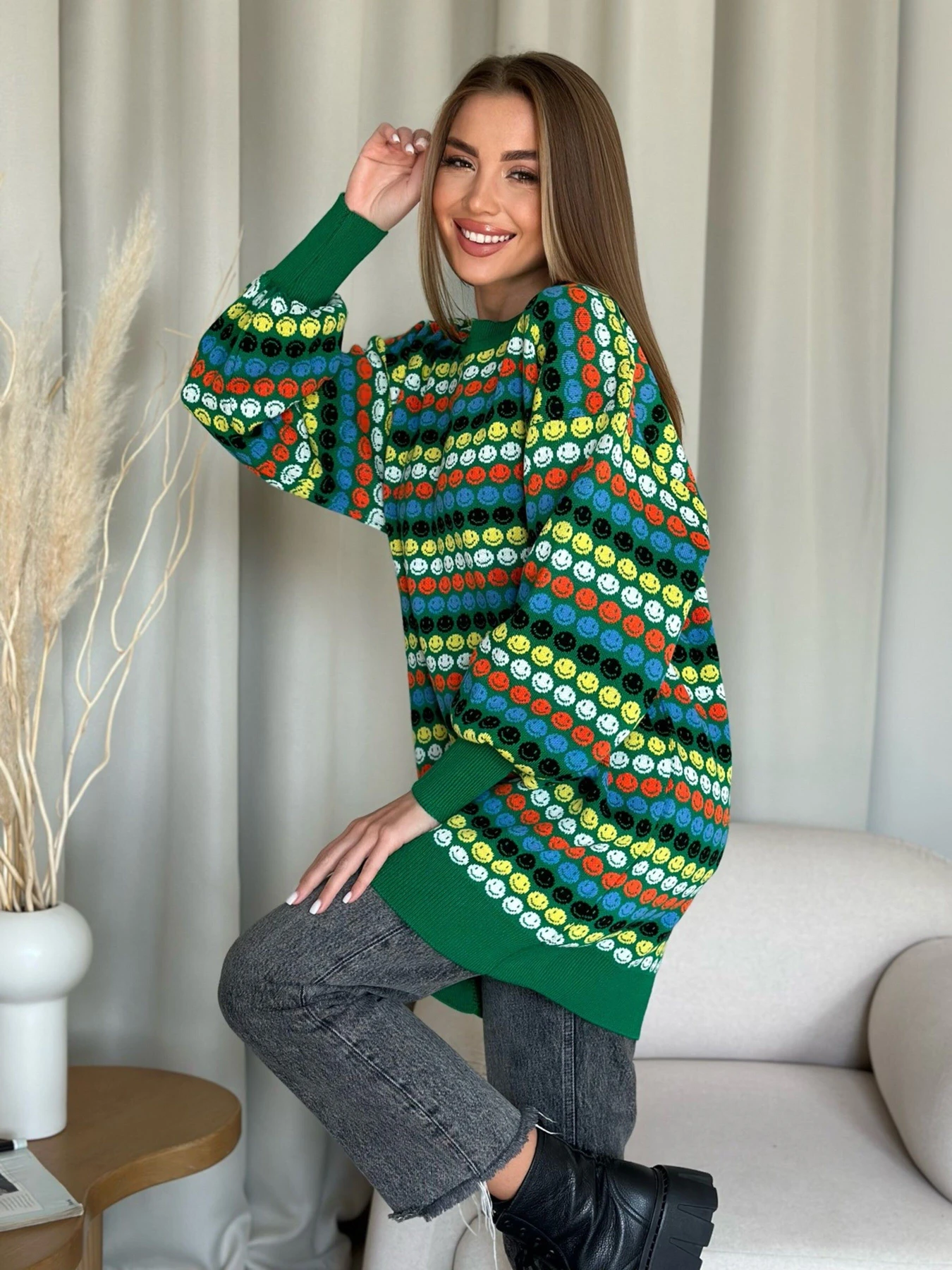 Светри та кардигани ISSA Plus модель WN20-557_green Фото