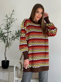 Светри та кардигани ISSA Plus модель WN20-557_brown Фото