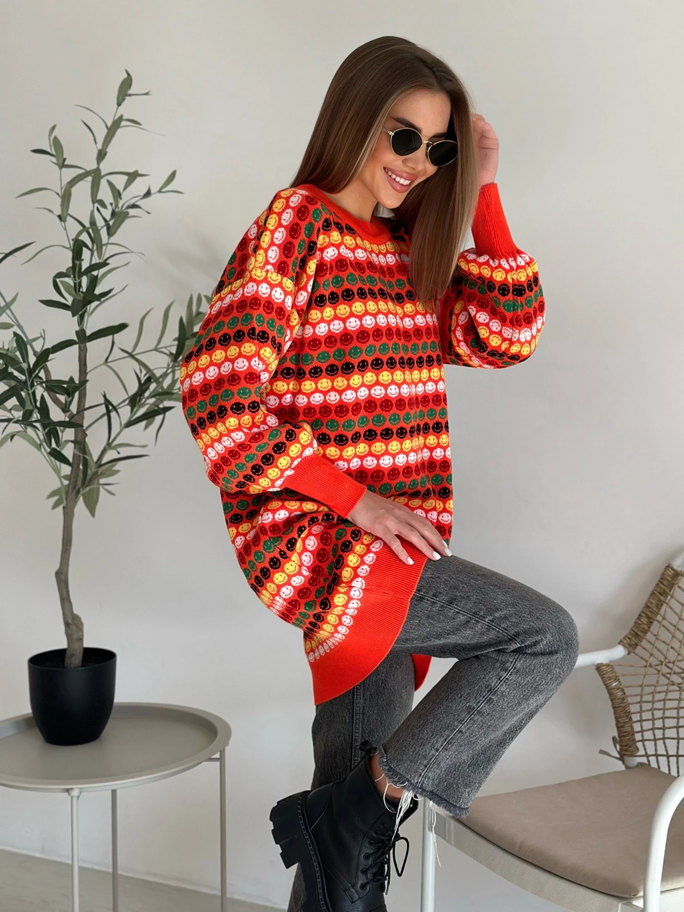 Светри та кардигани ISSA Plus модель WN20-557_orange Фото