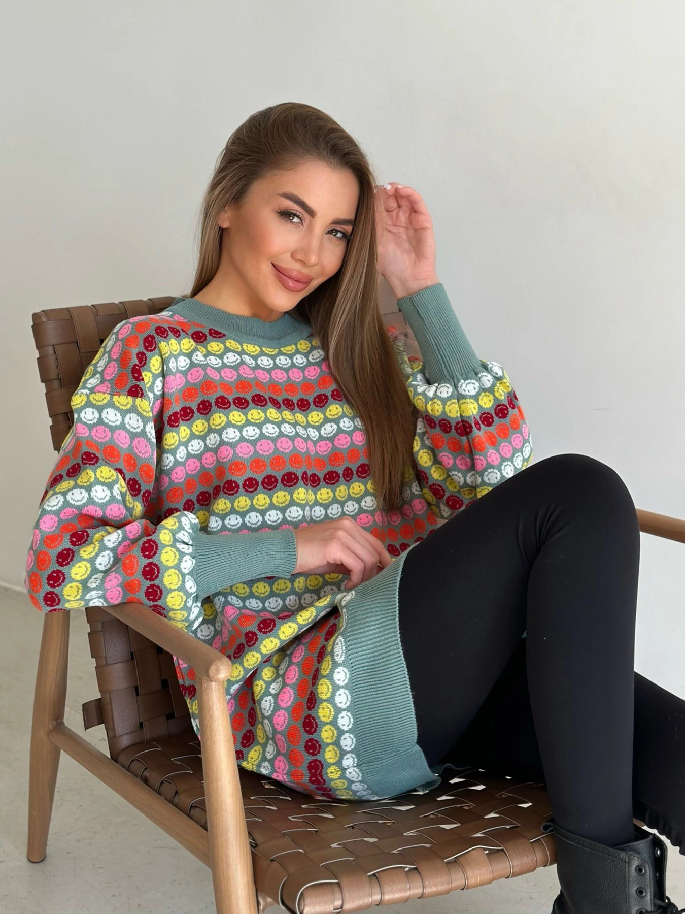 Светри та кардигани ISSA Plus модель WN20-557_gray Фото