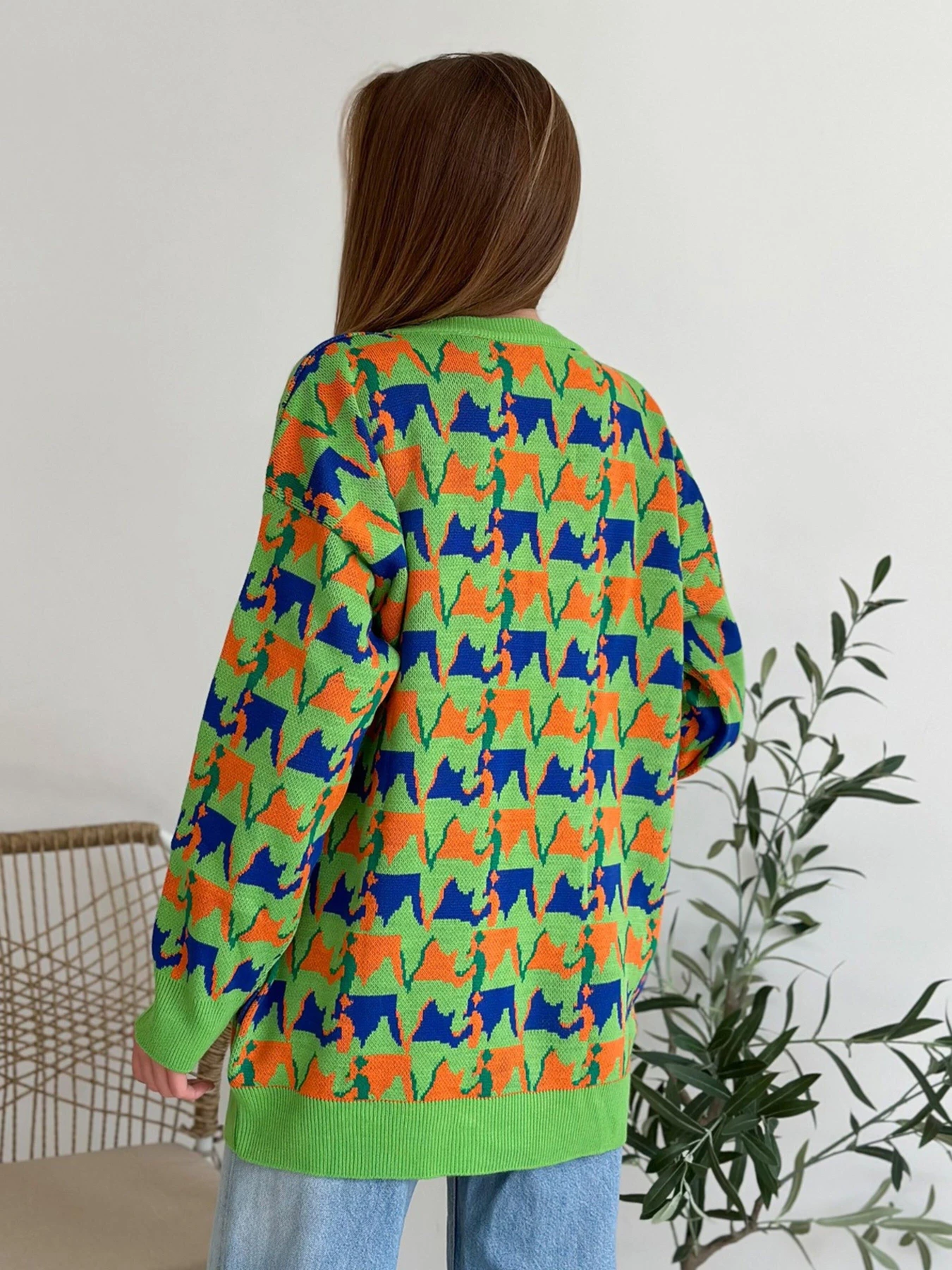 Свитры и кардиганы ISSA Plus модель WN20-558_lightgreen Свитры и кардиганы ISSA Plus модель WN20-558_lightgreen Фото