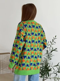 Свитры и кардиганы ISSA Plus модель WN20-558_lightgreen Фото