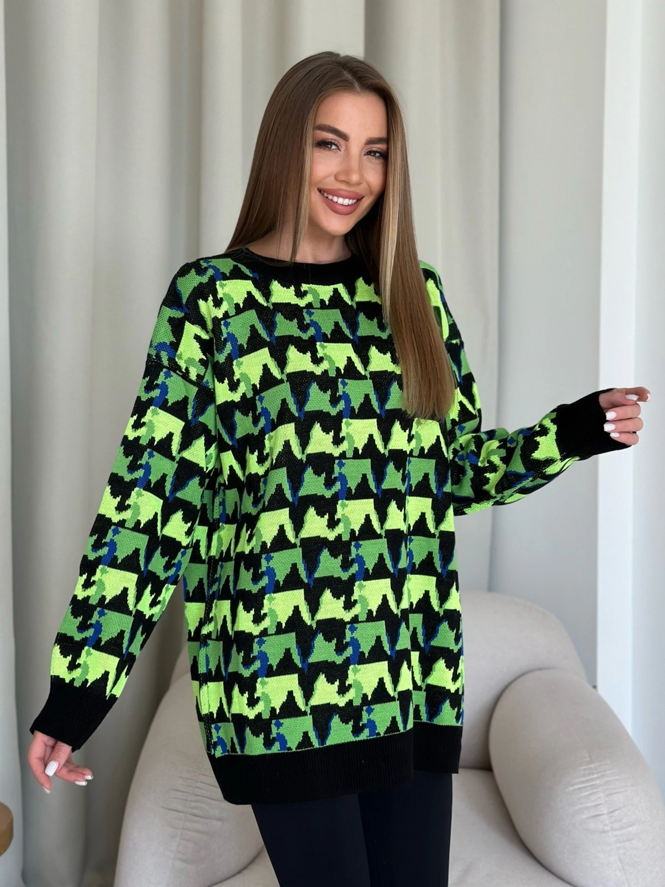 Свитры и кардиганы ISSA Plus модель WN20-558_black Свитры и кардиганы ISSA Plus модель WN20-558_black Фото