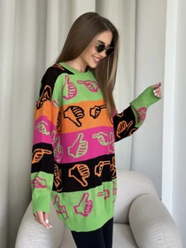 Свитры и кардиганы ISSA Plus модель WN20-559_lightgreen Фото