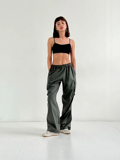 Брюки IJ модель ij-cargo-poplin-shir-haki Фото
