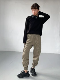 Брюки IJ модель ij-cargo-poplin-uzki-haki Фото