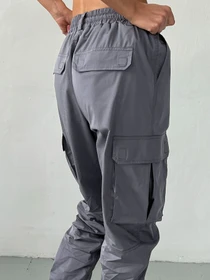 Штани IJ модель ij-cargo-poplin-uzki-grey Фото