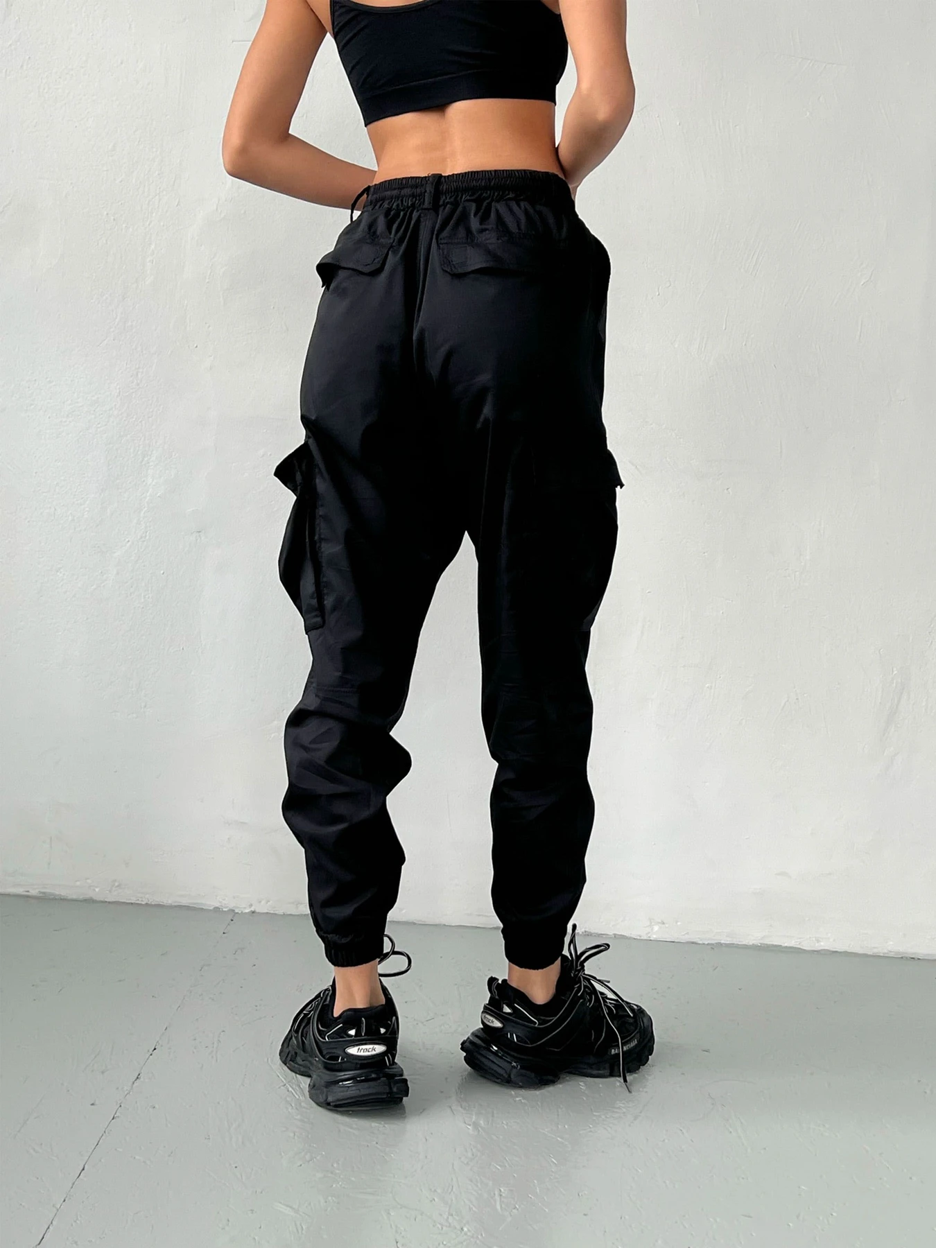 Брюки IJ модель ij-cargo-poplin-uzki-blackч Брюки IJ модель ij-cargo-poplin-uzki-blackч Фото
