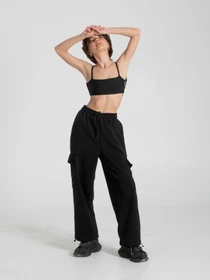 Брюки IJ модель ij-cargo-petlya-black Фото