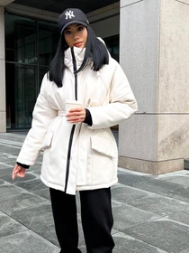 Куртки та дублянки Jadone Fashion модель Zymova_kurtka_Savi_bila Фото