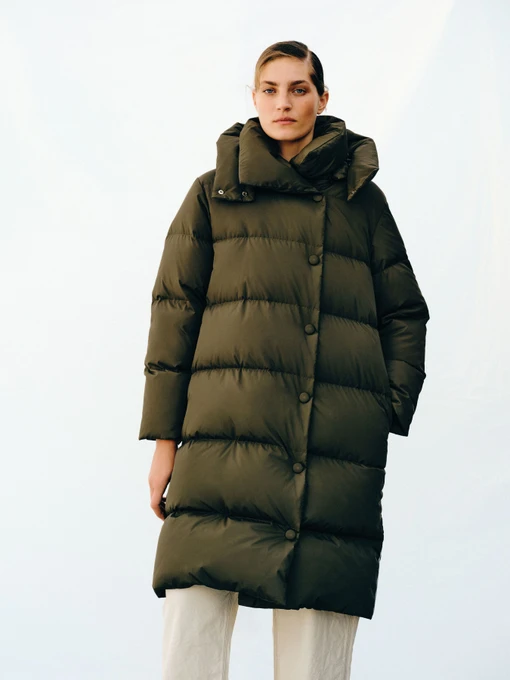 Куртки та дублянки MARCHI модель FW2324-16-KHAKI Фото