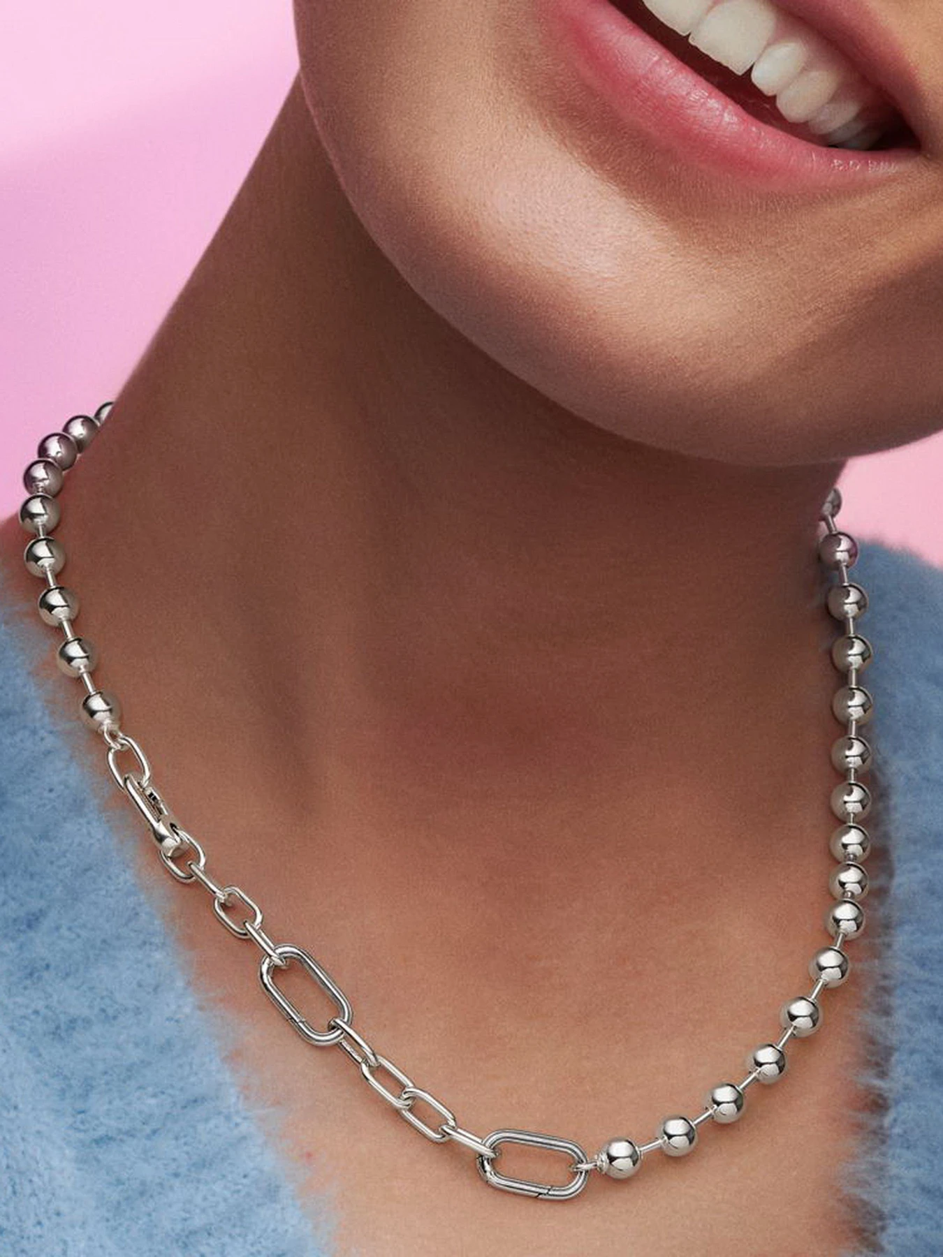 Ожерелья без кулона PANDORA модель 392799C00 Ожерелья без кулона PANDORA модель 392799C00 Фото
