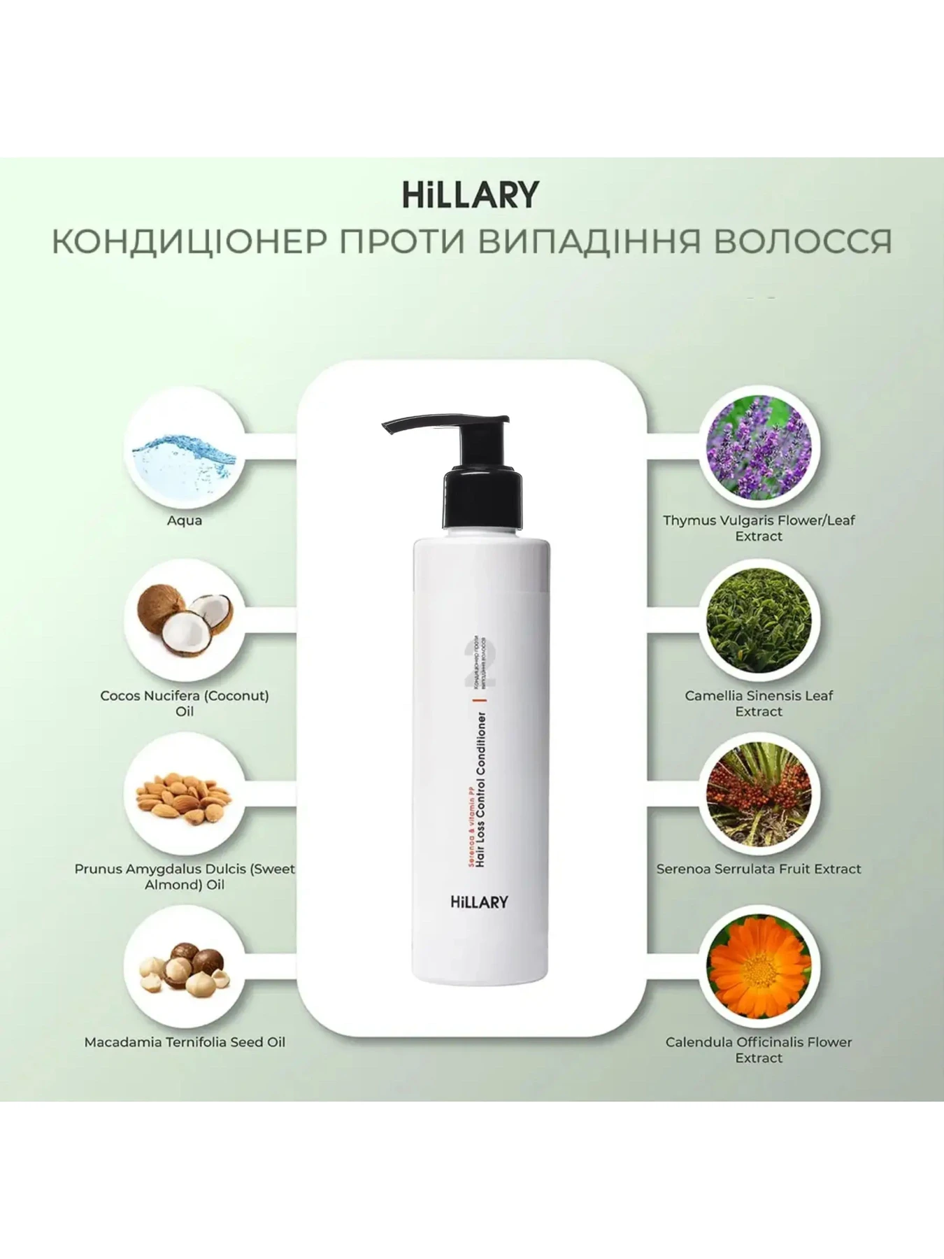 Комплекс проти випадіння волосся + Сироватка для волосся Hillary модель HI-11-659 Фото