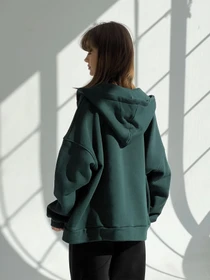 Худи и свитшоты IJ модель ij-hoodie-zip-green Фото