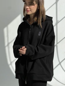 Худи и свитшоты IJ модель ij-hoodie-zip-black Фото