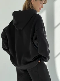 Худи и свитшоты IJ модель ij-hoodie-zip-black Фото