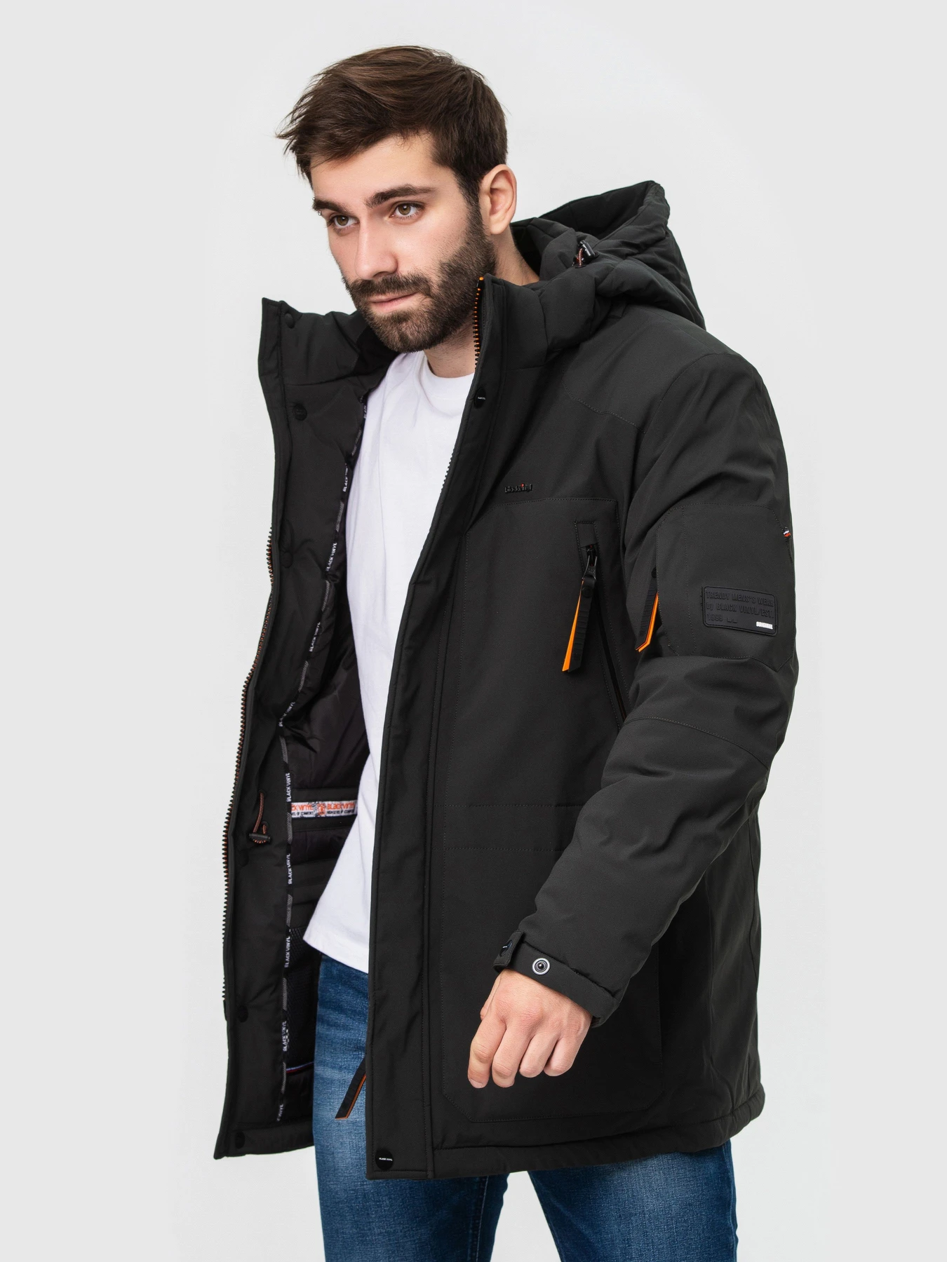 Куртки и дубленки BLACK VINYL модель 21-1875 Фото