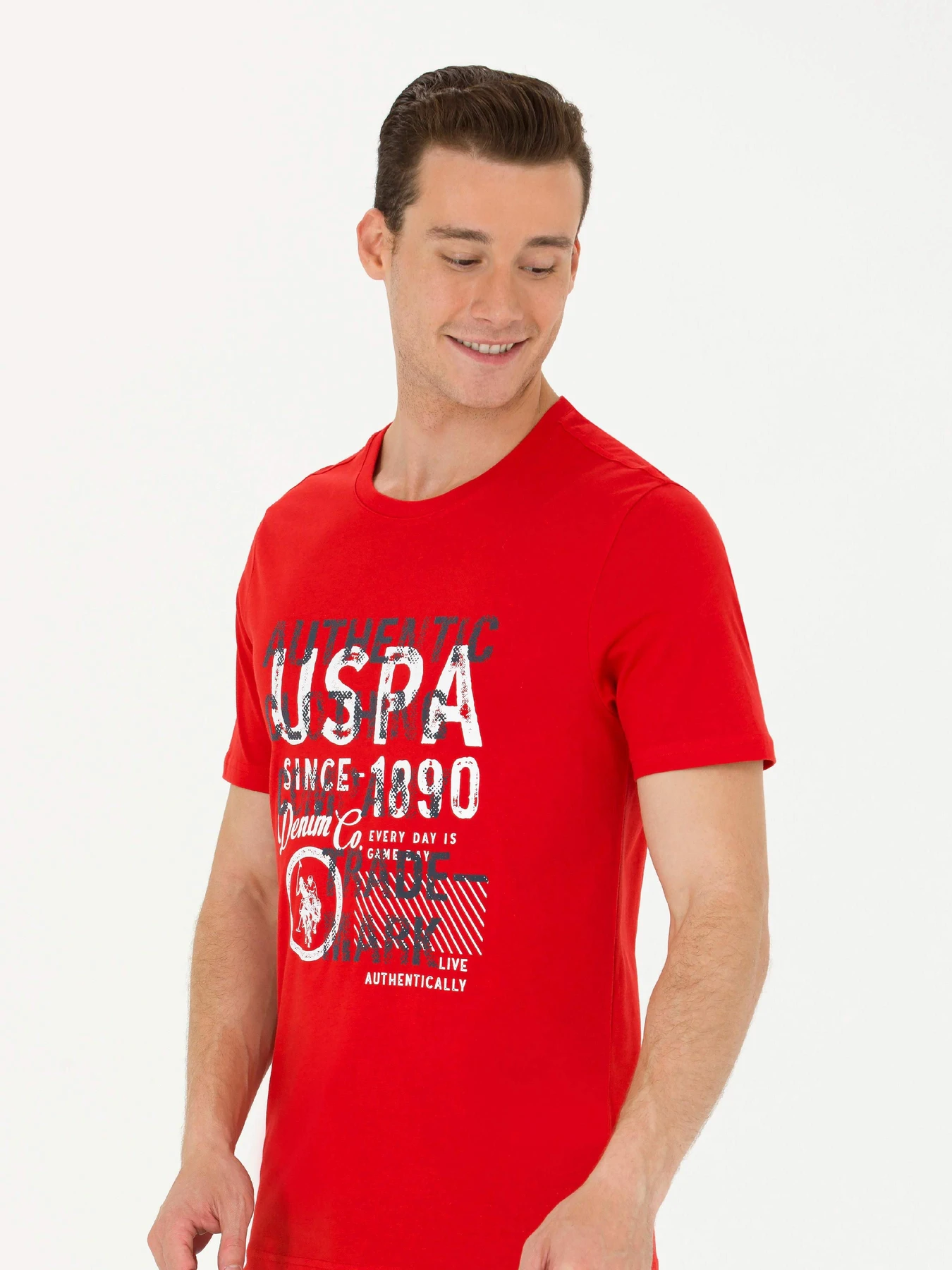 Футболки и поло US Polo модель USPAINT.1573115.VR030 Футболки и поло US Polo модель USPAINT.1573115.VR030 Фото