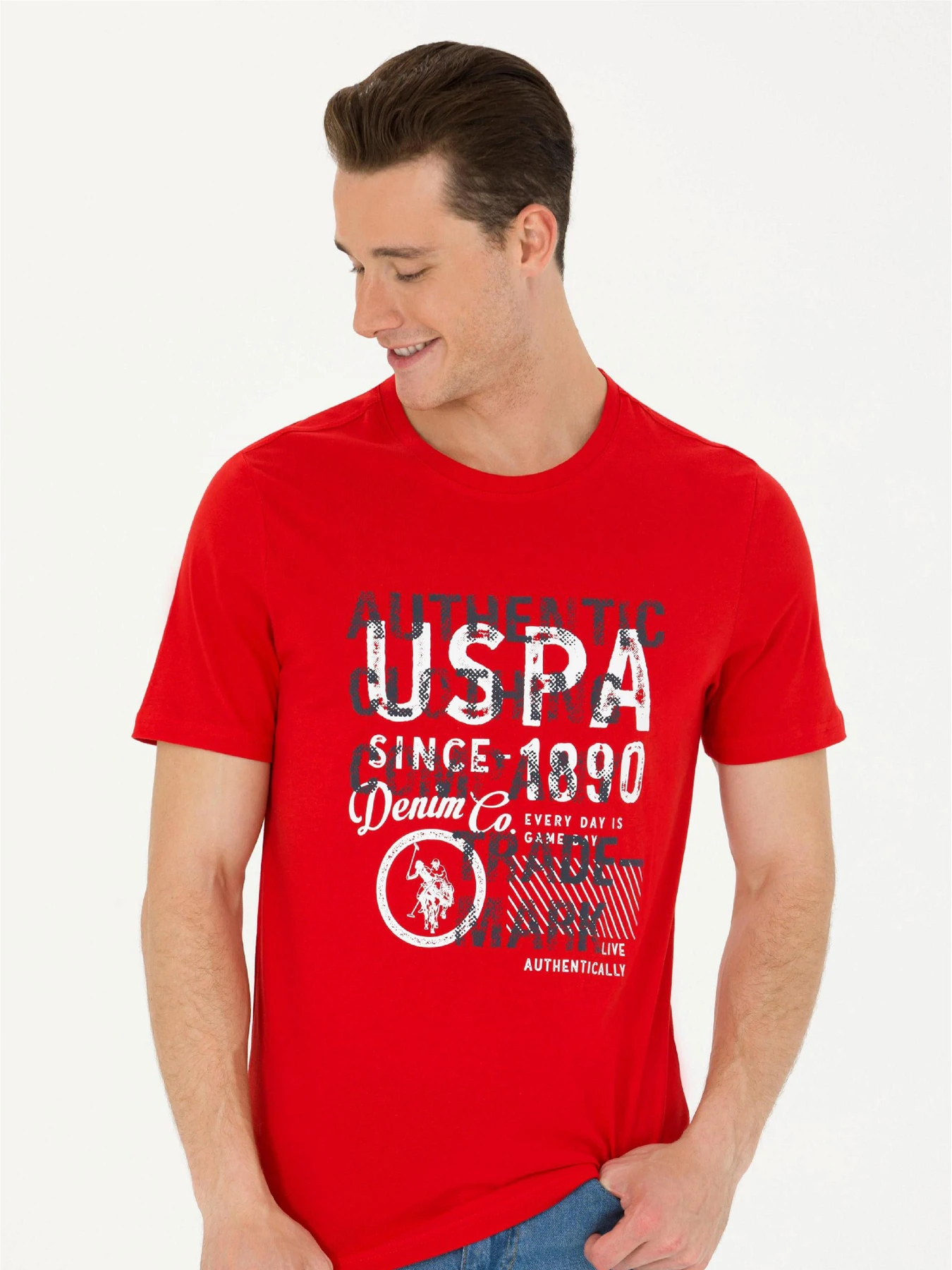 Футболки и поло US Polo модель USPAINT.1573115.VR030 Футболки и поло US Polo модель USPAINT.1573115.VR030 Фото