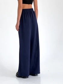 Брюки IJ модель ij-pants-wide-zamsh-blue Фото