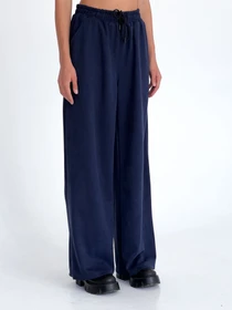 Брюки IJ модель ij-pants-wide-zamsh-blue Фото