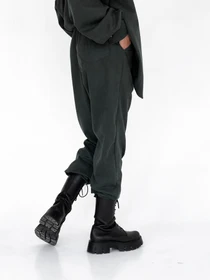Брюки IJ модель ij-pants-lip-zamsh-grafit Фото