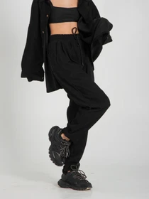 Брюки IJ модель ij-pants-lip-velvet-black Фото