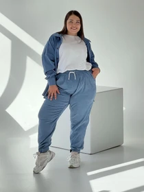 Брюки IJ модель ij-pants-lip-velvet-blue Фото