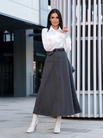 Спідниці Jadone Fashion модель Spidnytsya_Flari_hrafit Фото