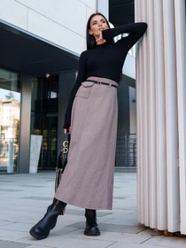 Спідниці Jadone Fashion модель Spidnytsya_Flari_korich Фото